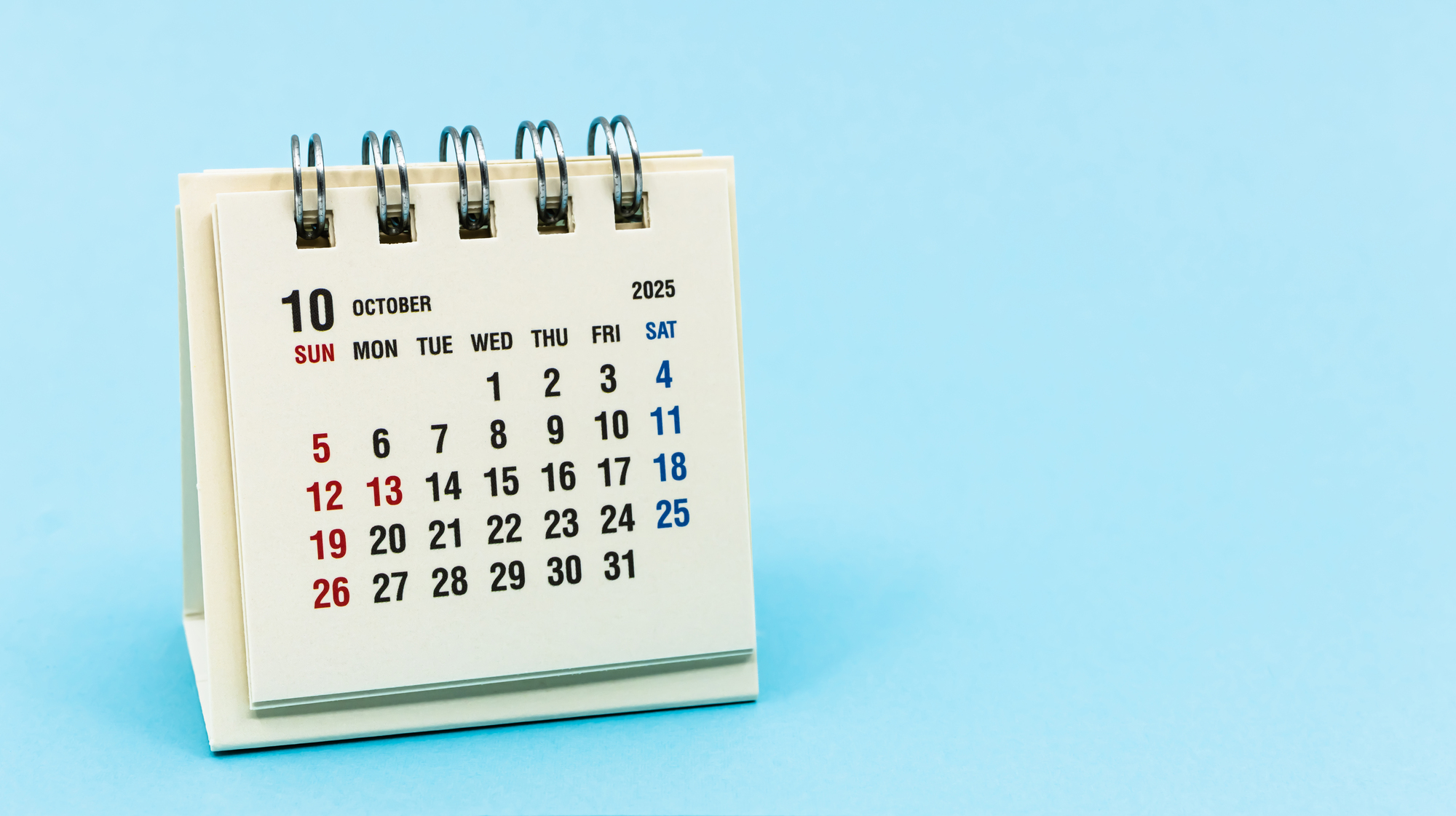 卓上カレンダー